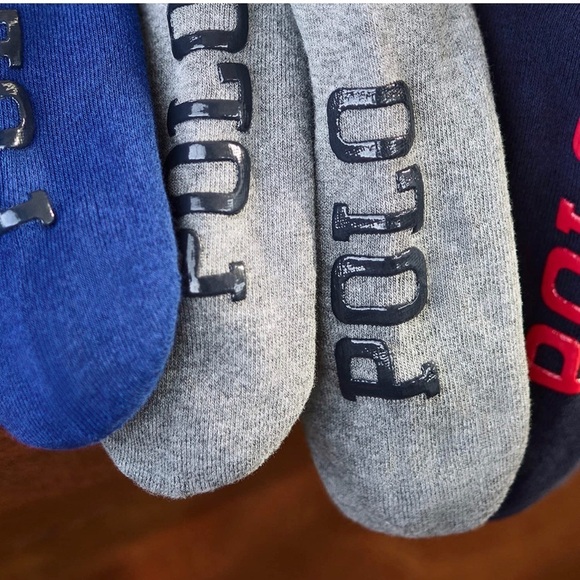 POLO RALPH LAUREN Mens Casual Cozy Gripper Lounge Socks - Picture 4 of 6